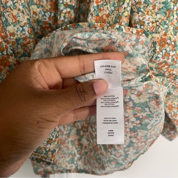 Rails Amal Top in Cassia Floral Blouse - Picture 9 of 10